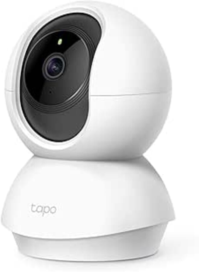 كاميرا أمان TP-Link Tapo 2K بزاوية دوران وإمالة لمراقبة الأطفال، كاميرا للكلاب مع كشف الحركة، صفارة صوت ثنائية الاتجاه، رؤية ليلية، تخزين بطاقة SD (حتى 256 جيجابايت)، تعمل مع أليكسا وGoogle Home (C210)